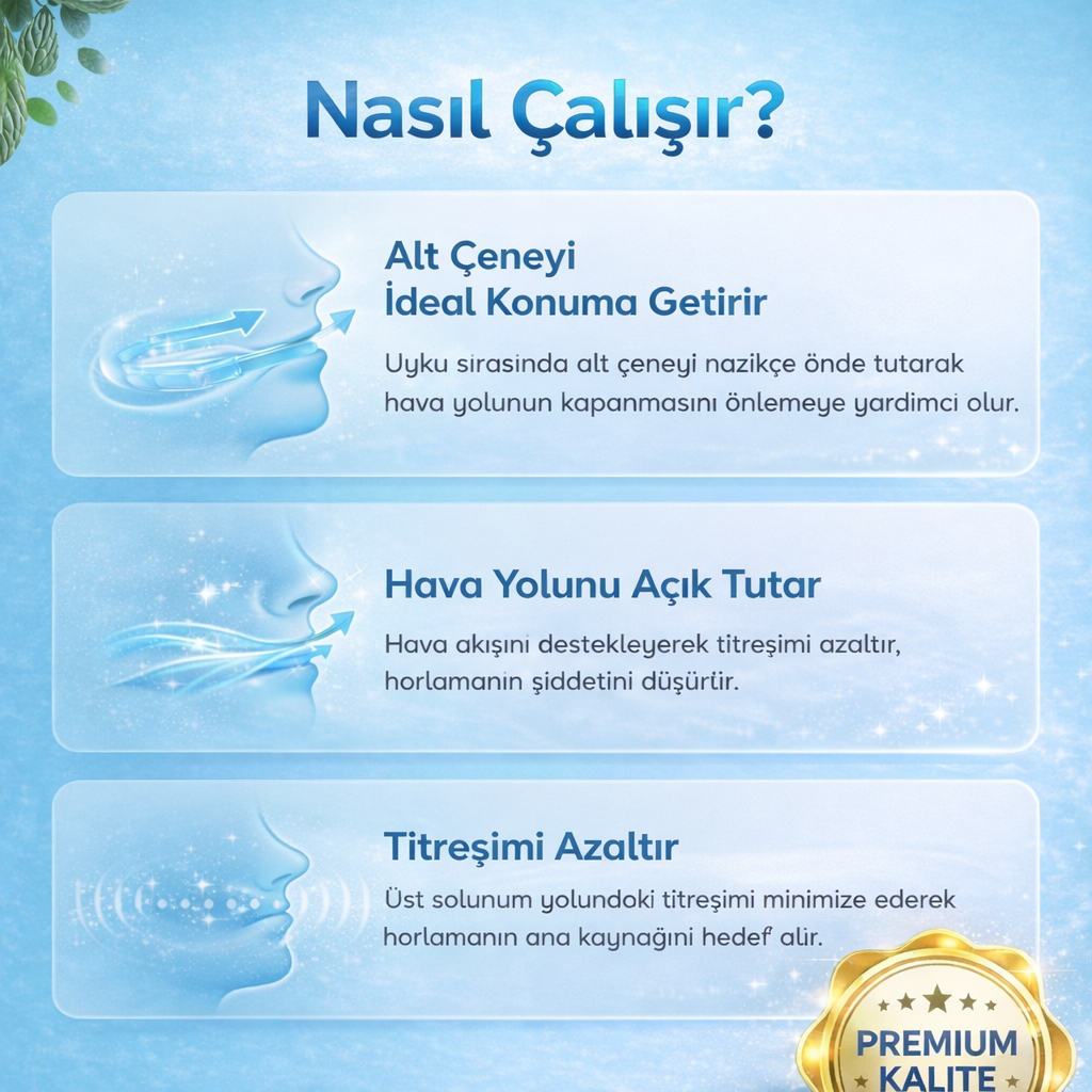 Horlama Önleyici Ağız Aparatı